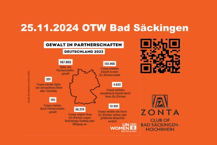 Zonta gegen Gewalt an Frauen